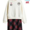 Conjunto de sudadera y falda H&M