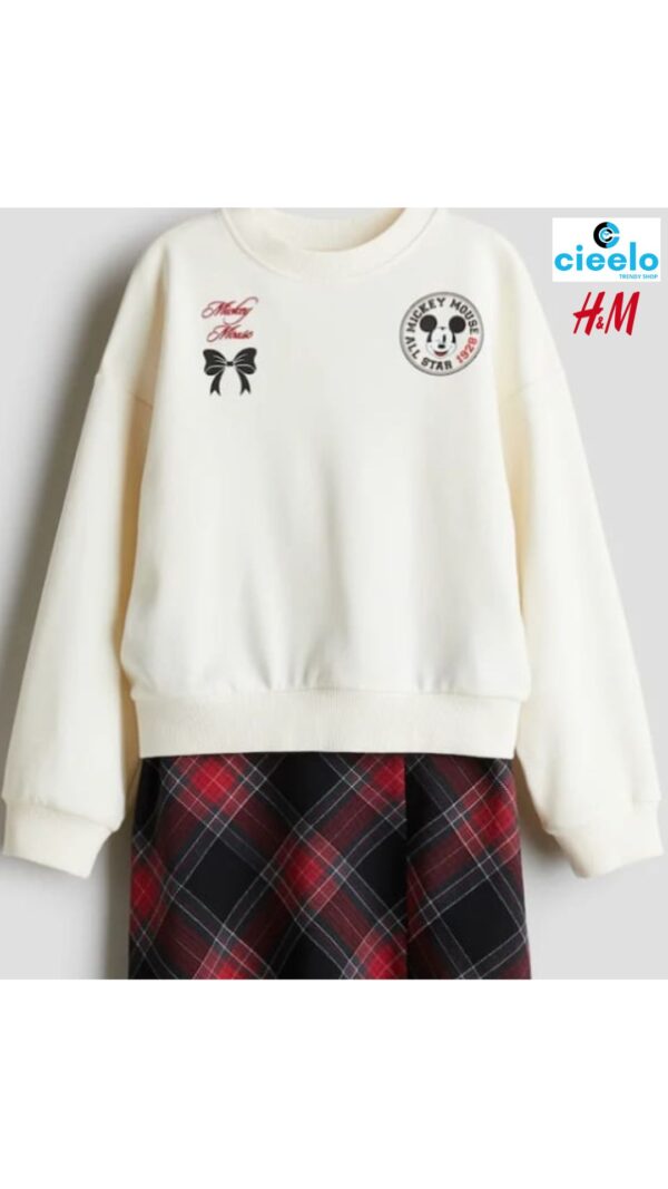Conjunto de sudadera y falda H&M