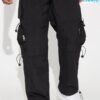 Pantalones Cargo de Nailon "Act Like Homie" – Comodidad y estilo urbano