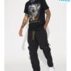 Pantalones Cargo de Nailon "Act Like Homie" – Comodidad y estilo urbano