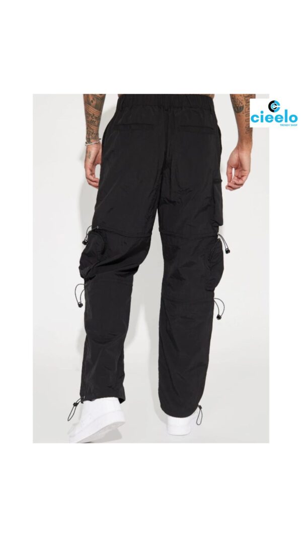 Pantalones Cargo de Nailon "Act Like Homie" – Comodidad y estilo urbano