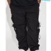 Pantalones Cargo de Nailon "Act Like Homie" – Comodidad y estilo urbano