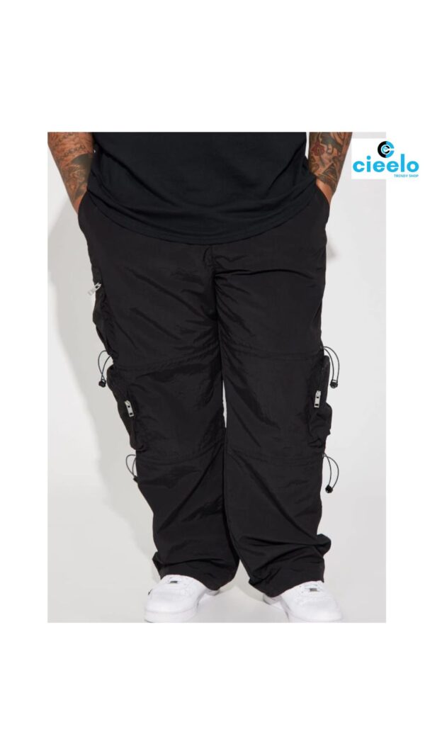 Pantalones Cargo de Nailon "Act Like Homie" – Comodidad y estilo urbano