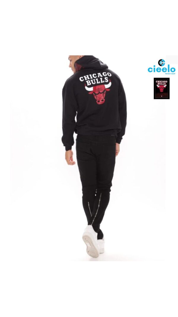 Sudadera Chicago Bulls Negra  | Estilo y Comodidad