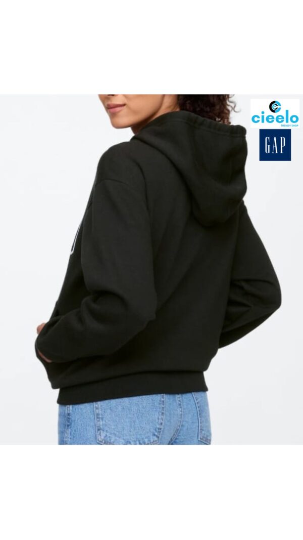 Sudadera Relaxed Gap Logo Zip – Estilo y Comodidad