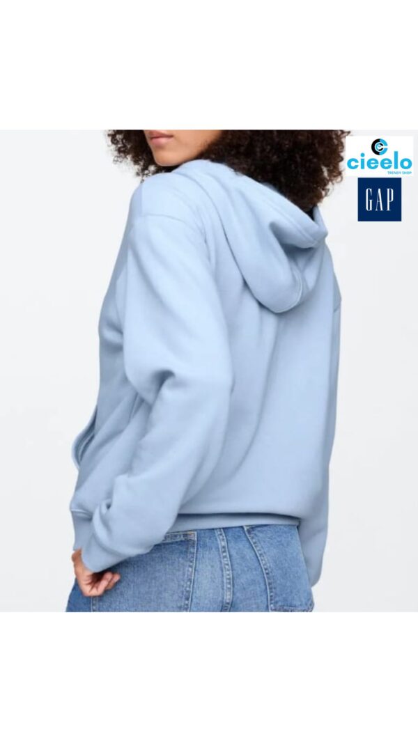 Sudadera Relaxed Gap Logo Zip – Estilo y Comodidad