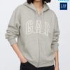 Sudadera Relaxed Gap Logo Zip – Estilo y Comodidad