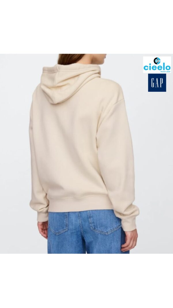 Sudadera Relaxed Gap Logo Zip – Estilo y Comodidad
