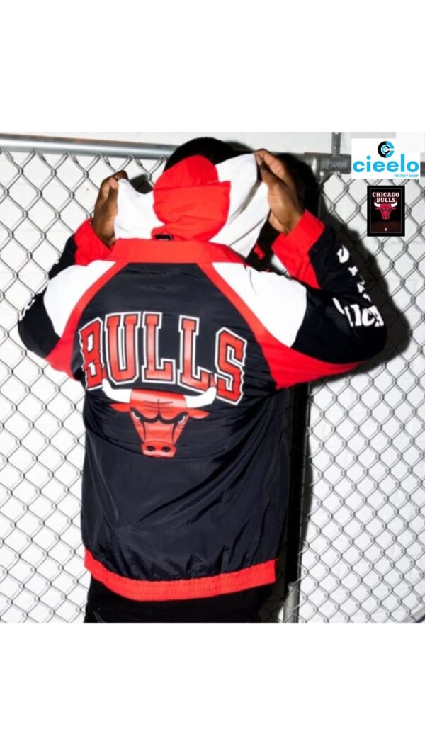 Chaqueta Chicago Bulls Black/Red  | Estilo y Comodidad