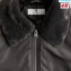 Chaqueta bomber acolchada con cuello H&M
