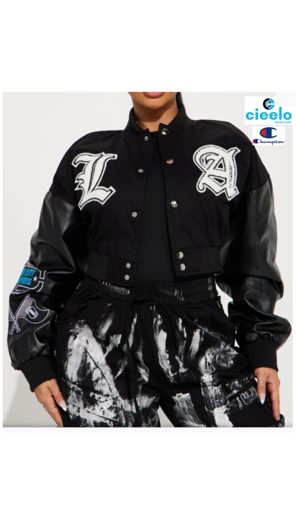 LA Champions Bomber Jacket – Estilo y actitud