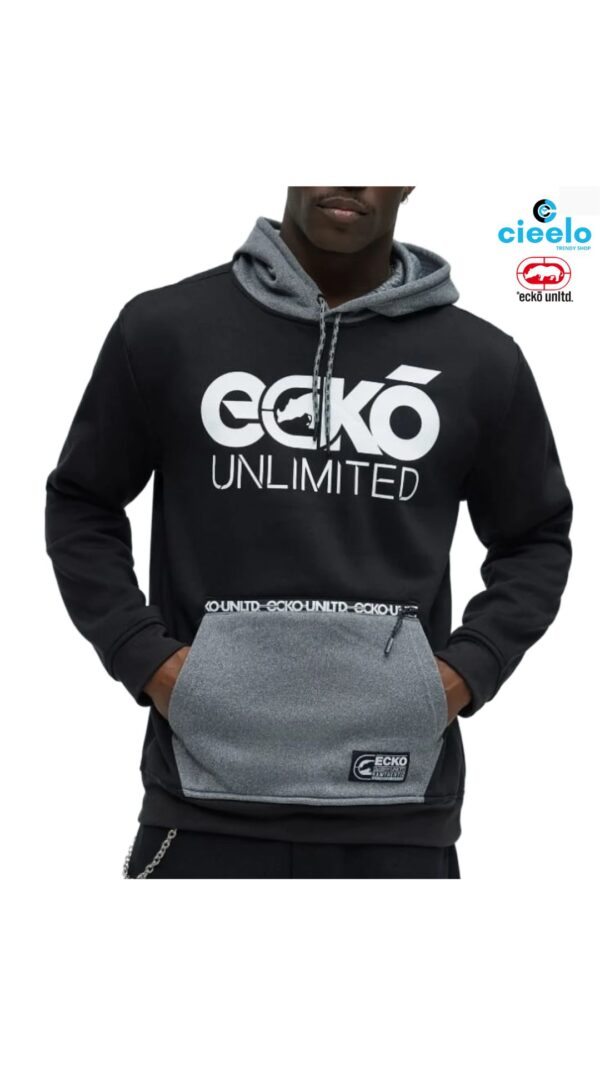 Sudadera Ecko Unltd Worldwide – Negro/Combo