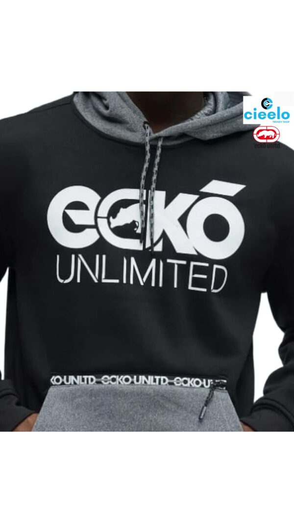Sudadera Ecko Unltd Worldwide – Negro/Combo