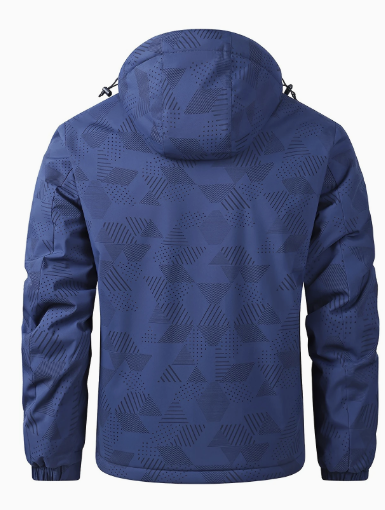 Chaqueta con Capucha Invierno – Forro Polar + Bolsillos