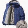 Chaqueta con Capucha Invierno – Forro Polar + Bolsillos