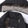 Chaqueta con Capucha Invierno – Forro Polar + Bolsillos