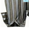Túnica a Rayas con Cuello Polo y Botones Elegante