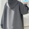 Sudadera Hombre Waffle – Casual, Holgada y con Capucha