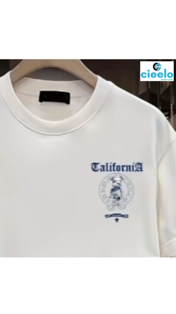Camiseta Holgada Hombre – Algodón 100% Estilo Americano