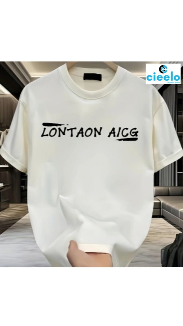 Camiseta de Algodón Gráfica – Estilo Casual Holgado