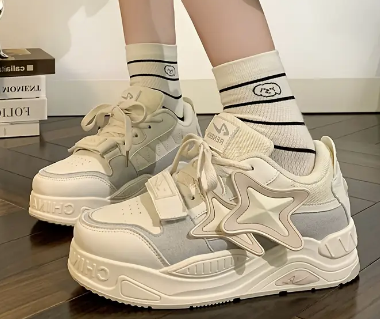 Zapatillas Plataforma Estrella – Eleva tu estilo, brilla sin miedo