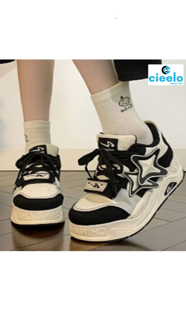 Zapatillas Plataforma Estrella – Eleva tu estilo, brilla sin miedo