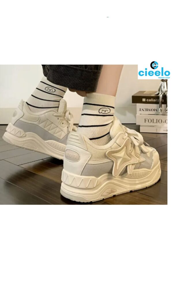 Zapatillas Plataforma Estrella – Eleva tu estilo, brilla sin miedo