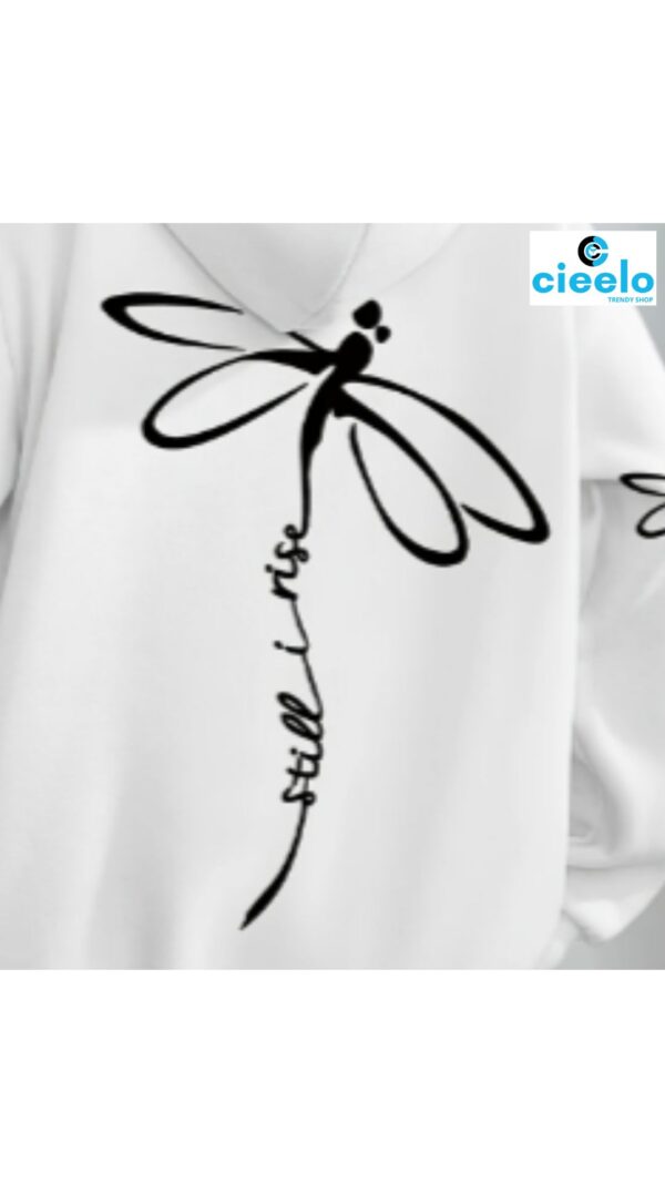 Sudadera libélula talla grande – Cómoda y con estilo