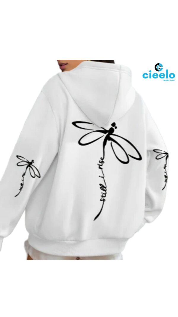 Sudadera libélula talla grande – Cómoda y con estilo