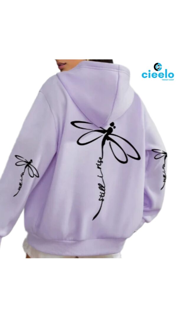 Sudadera libélula talla grande – Cómoda y con estilo