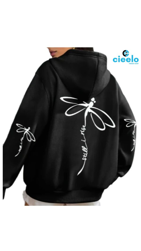 Sudadera libélula talla grande – Cómoda y con estilo