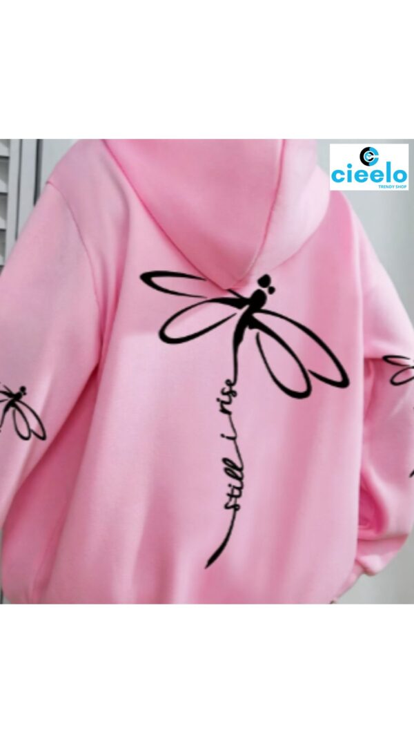 Sudadera libélula talla grande – Cómoda y con estilo
