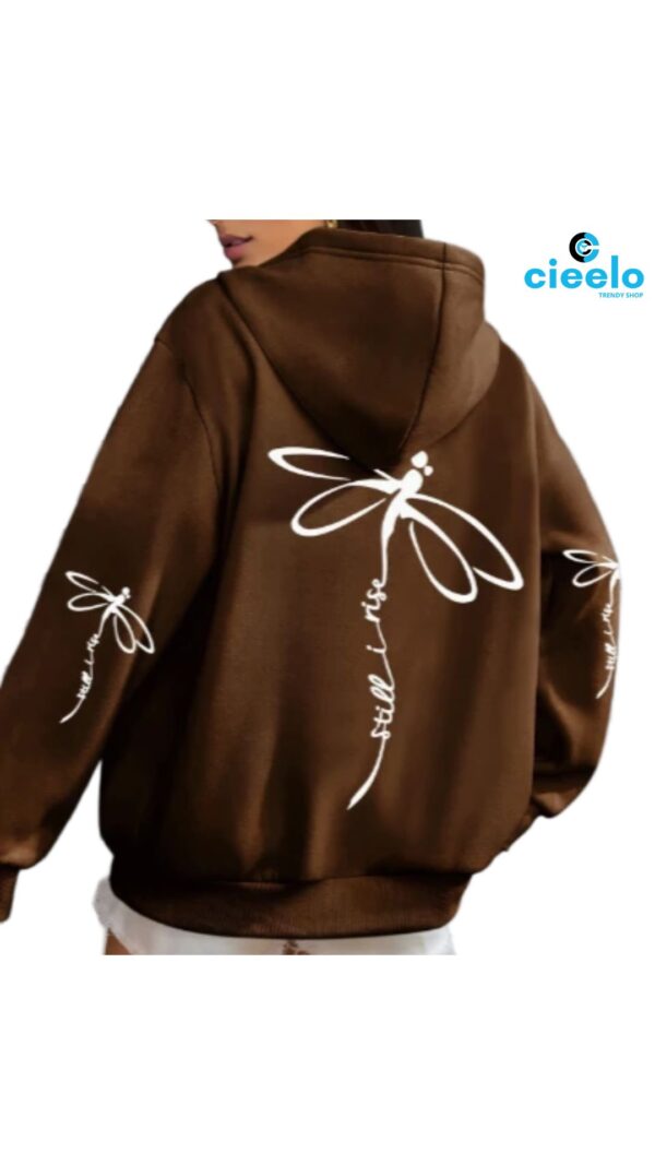 Sudadera libélula talla grande – Cómoda y con estilo