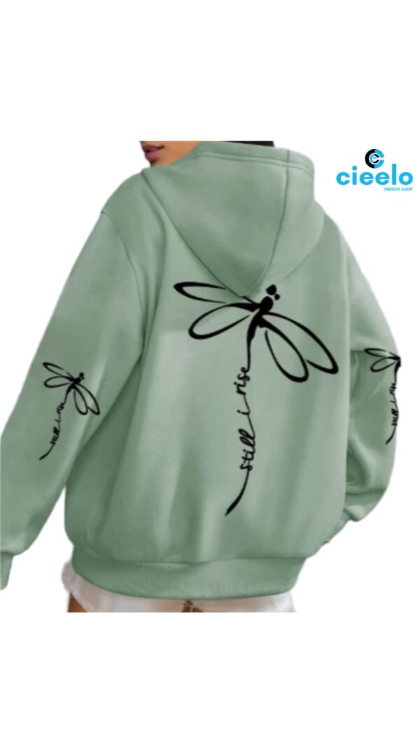 Sudadera libélula talla grande – Cómoda y con estilo