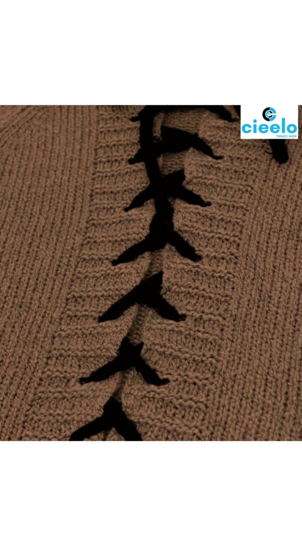 Suéter holgado con capucha – Estilo comfy para el frío