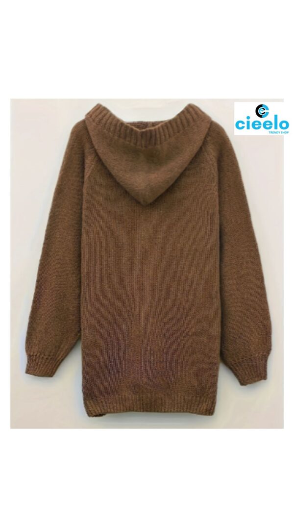 Suéter holgado con capucha – Estilo comfy para el frío