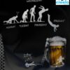 Camiseta con Estampado 3D de Cerveza para Hombre