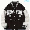 Chaqueta Varsity con Parche – Estilo chic y relajado