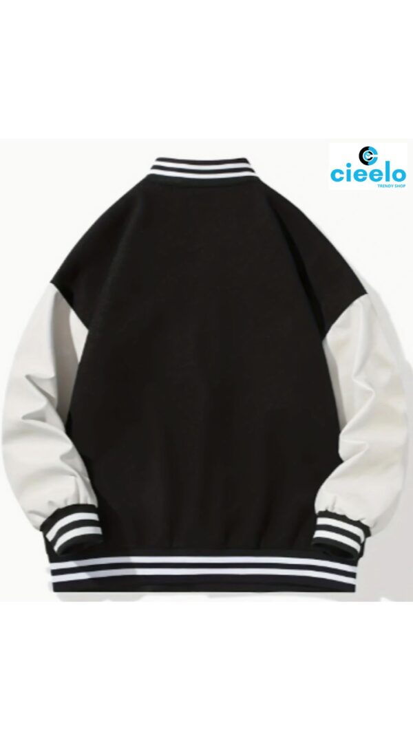 Chaqueta Varsity con Parche – Estilo chic y relajado