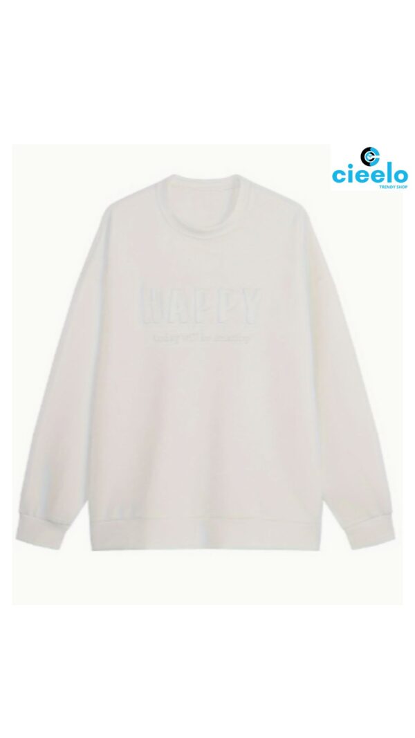 Sudadera "HAPPY" hombre – Cómoda, positiva y con estilo