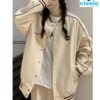 Chaqueta vintage béisbol mujer – Estilo y abrigo top