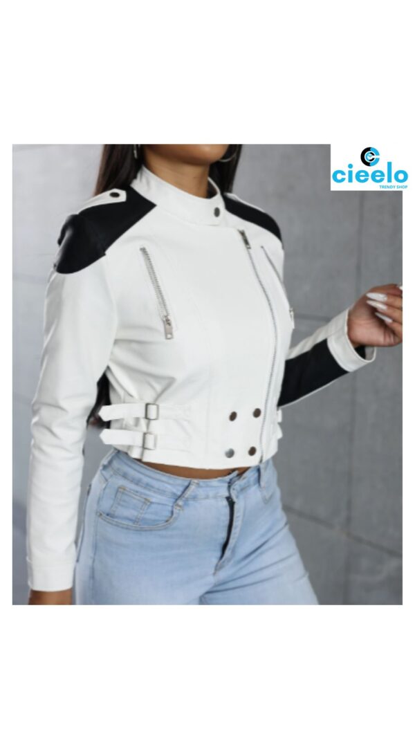 Chaqueta de Motociclista Mujer – Estilo Chic y Urbano