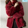 Abrigo de Peluche con Cordones – Calidez y Estilo Casual