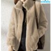 Abrigo de Peluche con Cordones – Calidez y Estilo Casual