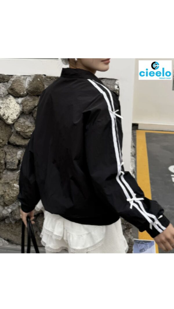 Chaqueta Lazo Bordado Mujer – Estilo Casual y Lindo 3 Estaciones