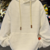 Sudadera Hombre Waffle – Casual, Holgada y con Capucha