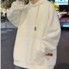 Sudadera Hombre Waffle – Casual, Holgada y con Capucha