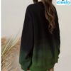 Sudadera Degradada Verde Mujer – Estilo Moderno y Cómodo