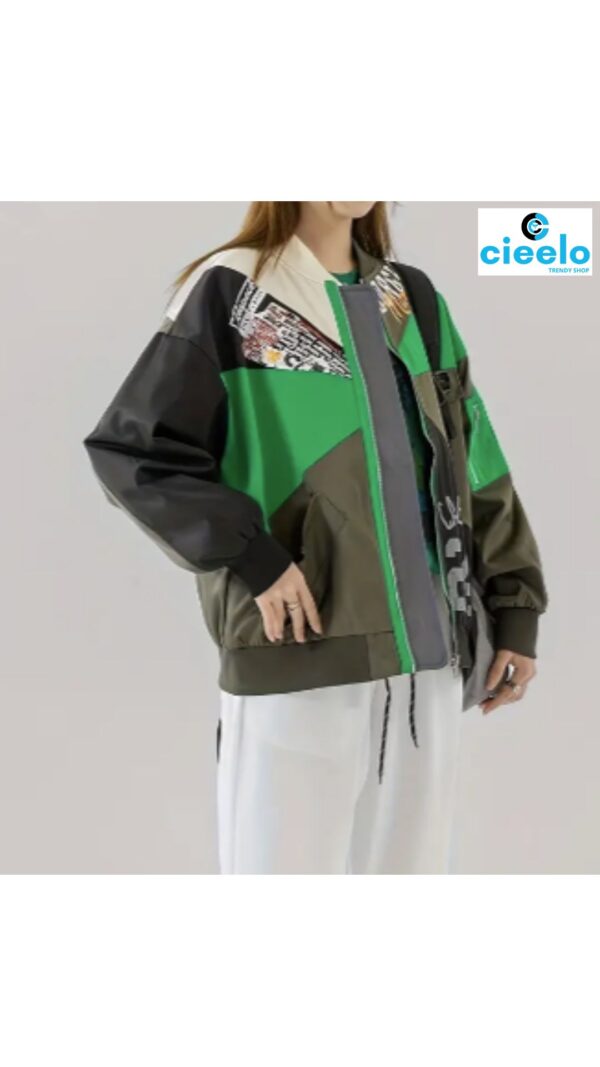 Chaqueta Ligera de Bloque de Color – Estilo urbano que se nota