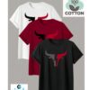 Pack de 3 Camisetas de Algodón para Hombre